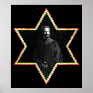 Poster Haile Selassie Star de David