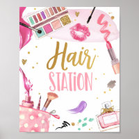 Hair Station Spa Party Makeup Glamor Birthday