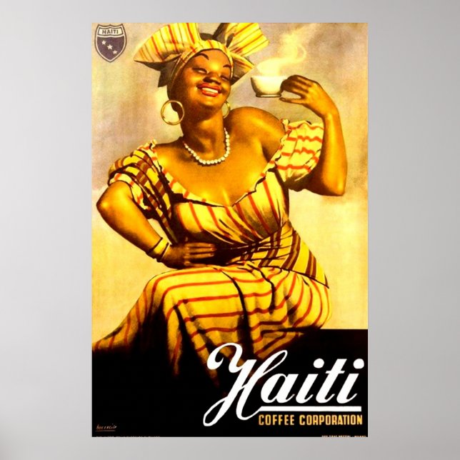 Poster Haiti Coffee Corporation e 1950 (Frente)