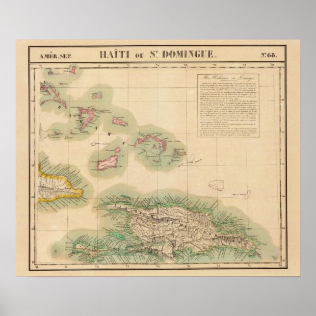 Poster Haiti e República Dominicana Set 68 (Frente)