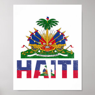 Poster Haiti Independência Dia da Bandeira Haiti Bandeira