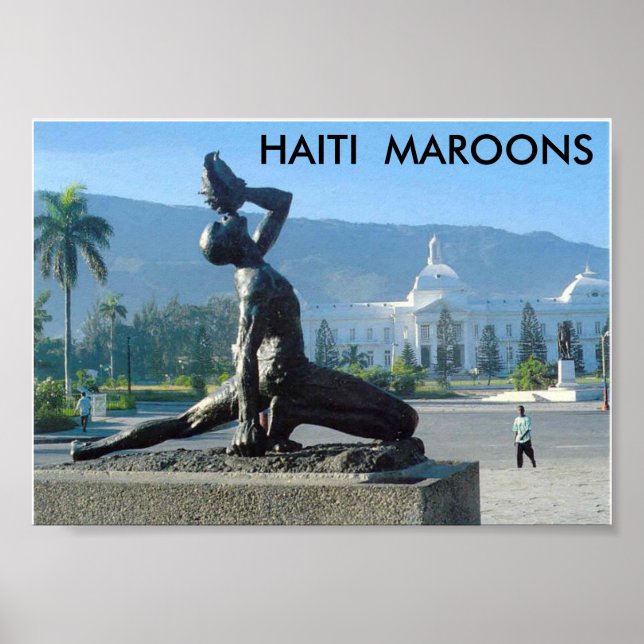 PÓSTER HAITI MAROONS (Frente)
