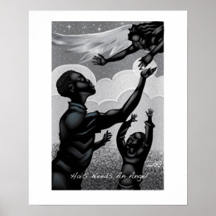 Póster Haiti precisa um anjo
