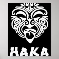 Haka Fãs de Rugby da Nova Zelândia Dança Maori Hak