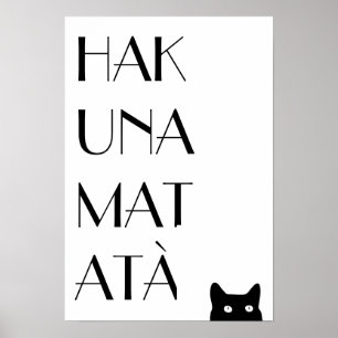 Póster Hakuna Matata