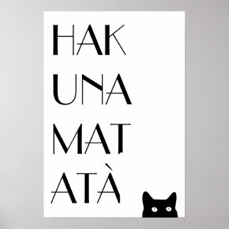 Póster Hakuna Matata