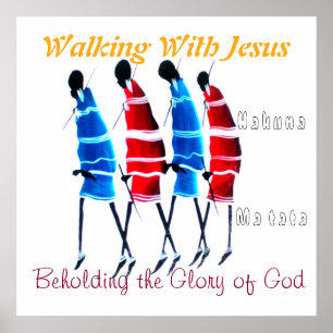 Poster Hakuna Matata Caminhando com Jesus