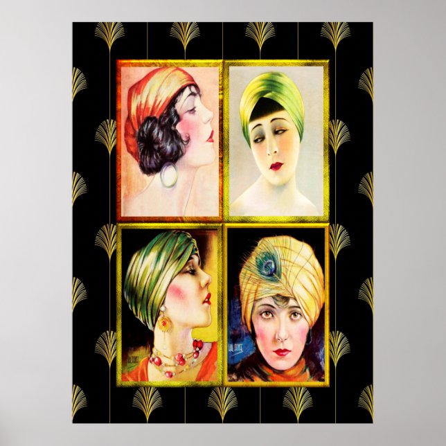 Poster Hal Phyff Art Deco Damies 1926 (Frente)