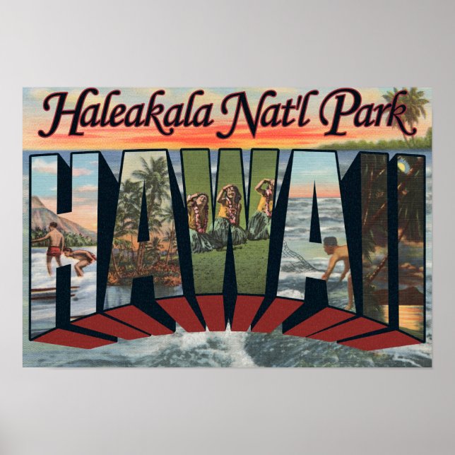Póster Haleakala Nat'l Park, Havaí (Frente)