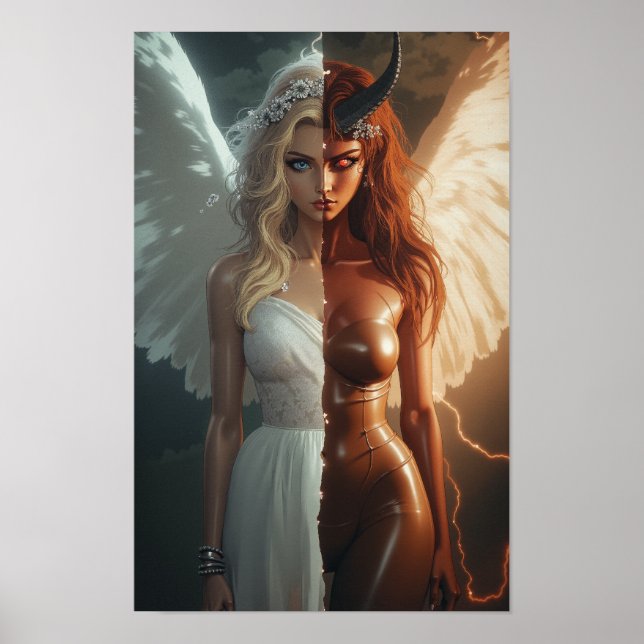 Poster Half Angel Half Demon (Frente)