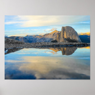 Poster Half Dome Mountain no Parque Nacional de Yosemite