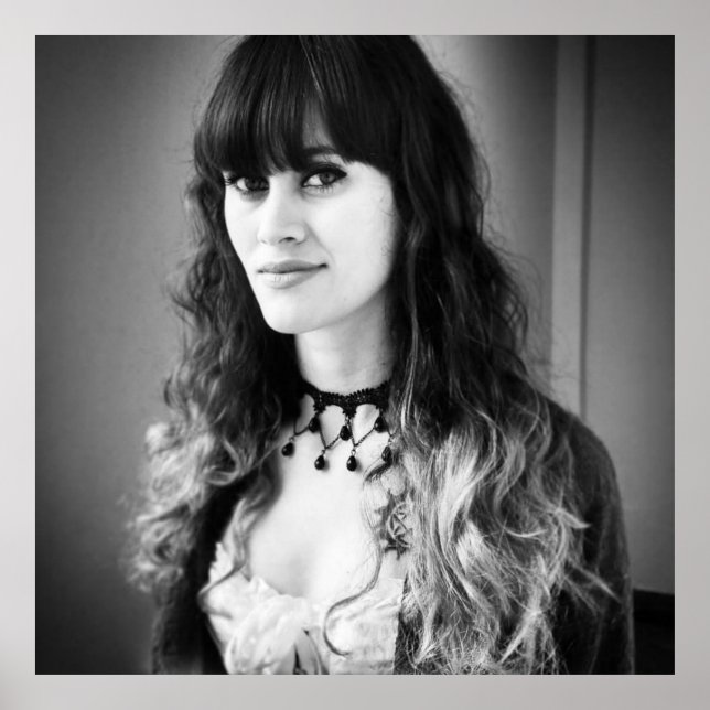 Poster HalfAngel66 Preto e Branco (Frente)