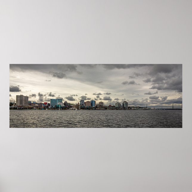 Poster Halifax Harbor Skyline (Frente)