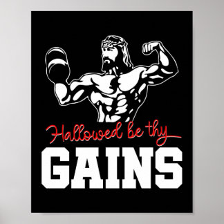 Poster Hallow Be Thains Ganha Jesus Workout