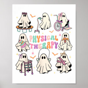 Poster Hallowee de Terapia Física Fantasma