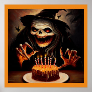 Poster Halloween - Aniversário 5