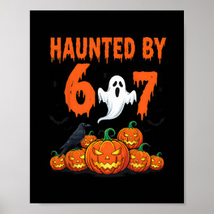 Poster Halloween Assombrado 67 Seis Sete Meme 1 (19)