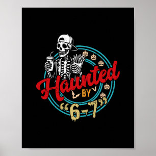 Poster Halloween Assombrado 67 Seis Sete Meme 1 (24)