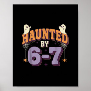 Poster Halloween Assombrado 67 Seis Sete Meme 1 (9)