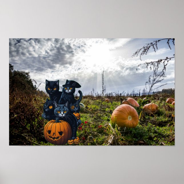 Poster Halloween assustador. (Frente)