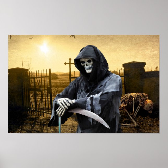 Poster Halloween assustador. (Frente)