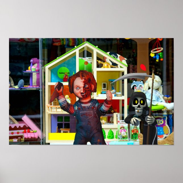 Poster Halloween assustador. (Frente)