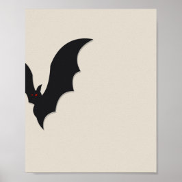 Poster Halloween bat