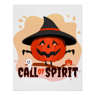 Póster Halloween Call of Spirit