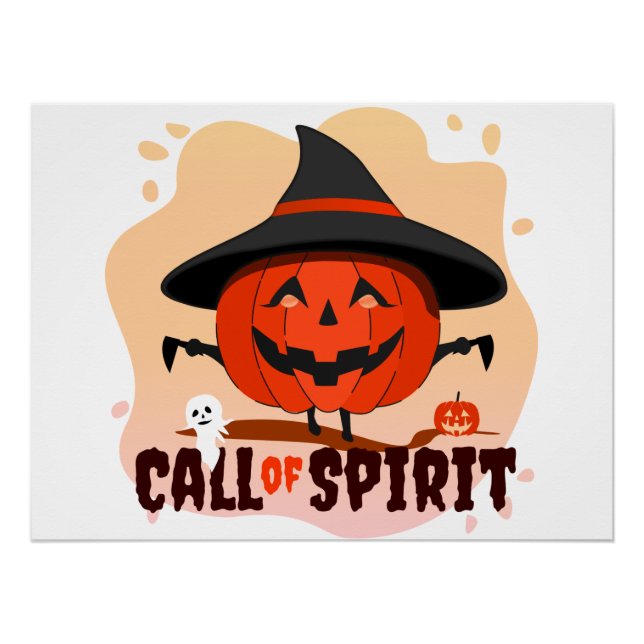 Póster Halloween Call of Spirit (Frente)