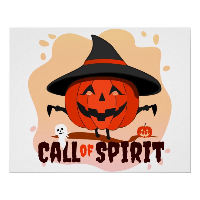 Póster Halloween Call of Spirit (Frente)