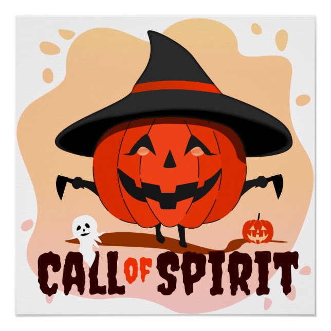 Póster Halloween Call of Spirit (Frente)