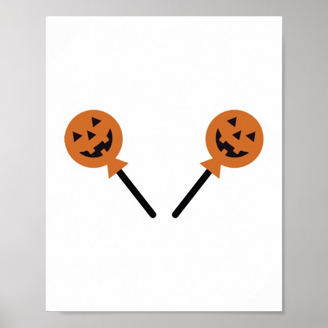 Poster Halloween Candies (Frente)