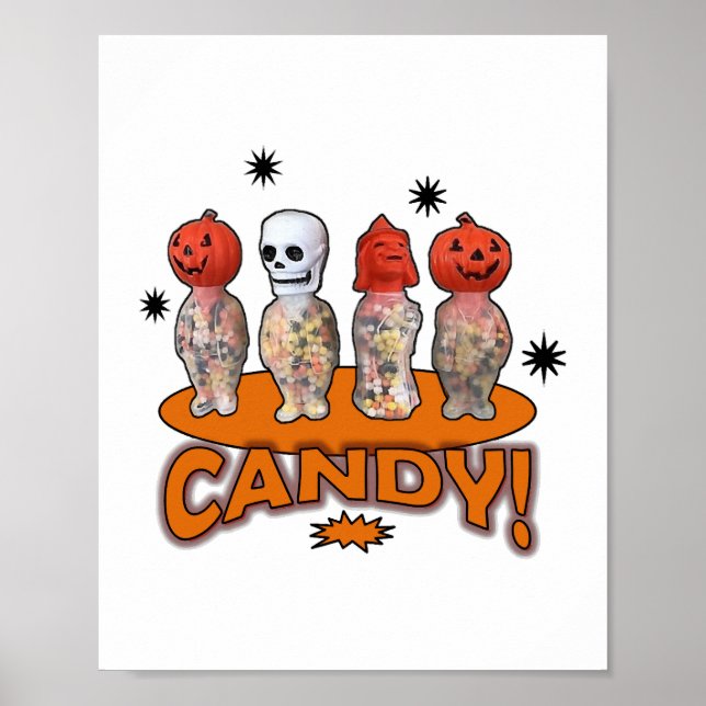 POSTER HALLOWEEN CANDY (Frente)