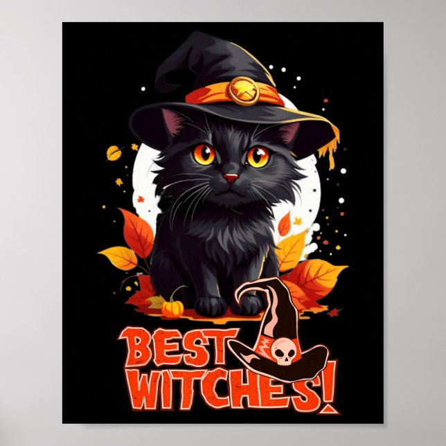 Poster Halloween Cat Adora Engraçada, Assustadora do Dia  (Frente)