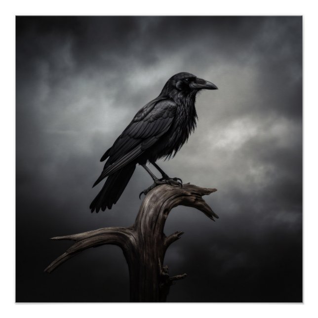 Póster Halloween Crow (Frente)