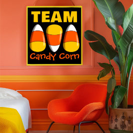 Póster Halloween da Equipe Candy Corn