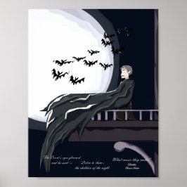 Poster Halloween Dracula Art Print