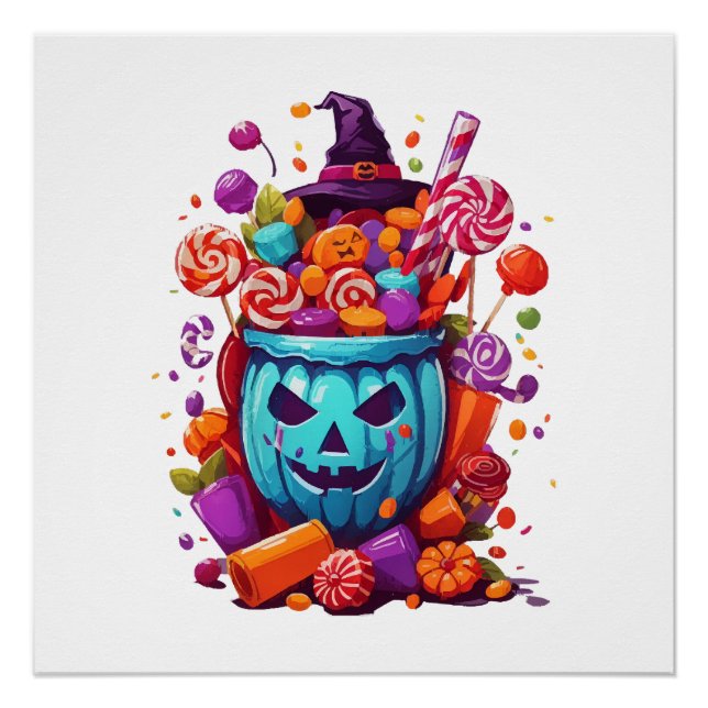 Póster Halloween engraçado  (Frente)