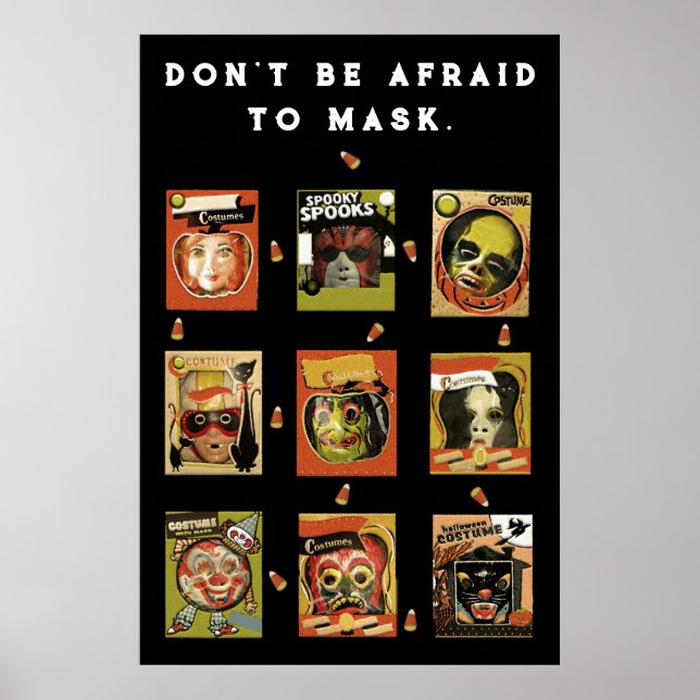 Poster Halloween engraçado (Frente)