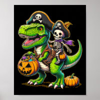 Halloween Engraçado T Rex Dinossaur Pirate Boys Tr