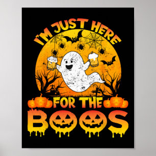 Poster Halloween Estou aqui para o Fantasma Engraçado dos