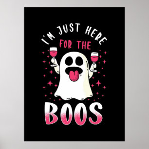 Poster Halloween Estou Aqui Para Os Boos