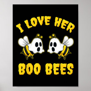 Poster Halloween Eu Amo O Seu Boo Bebê Divertido