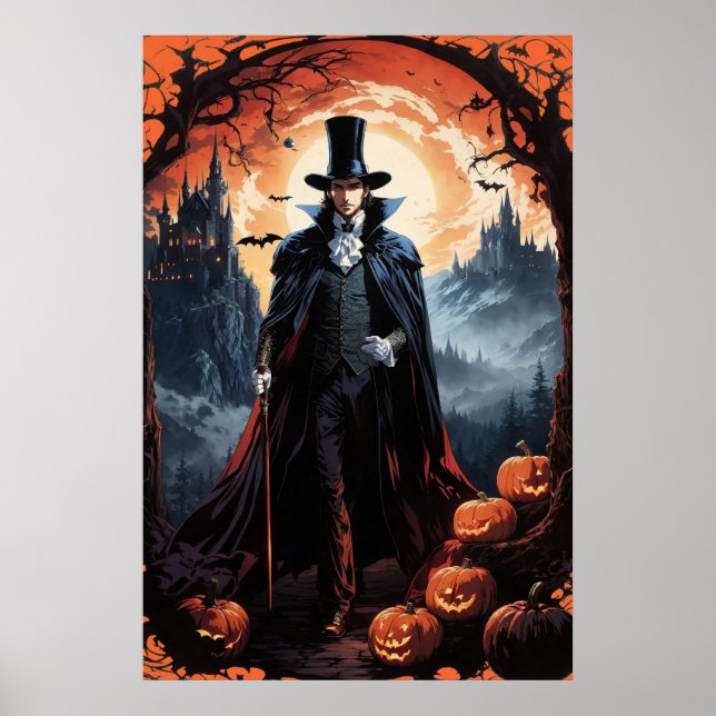 Poster Halloween "Fright Night" (Frente)