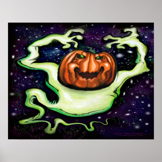 Poster Halloween Ghost (Frente)