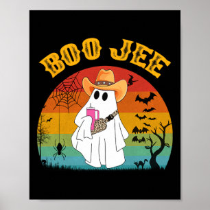 Poster Halloween Ghost Spooky Figurume Boo Jee Ghost Com