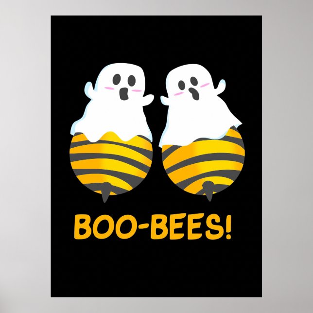 Poster Halloween Gift | Abelhas de Boo (Frente)