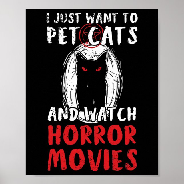 Poster Halloween Horror Movie Design Para Um Ventilador D (Frente)