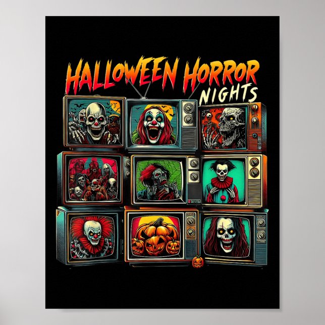 Poster Halloween Horror Nights Y Movie  (Frente)