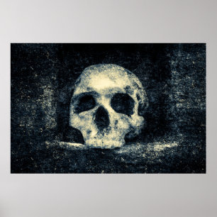Póster Halloween Horror Skull